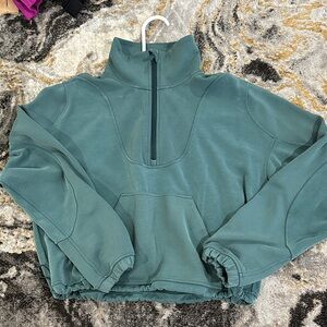 lululemon athletica Green Cowl Neck Sweater